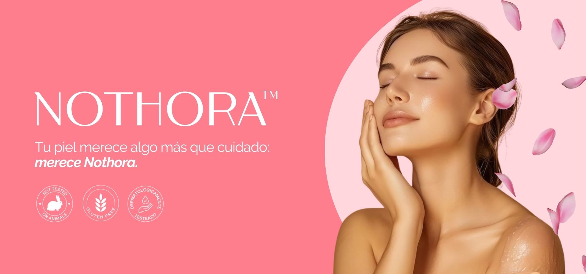 Banner web tienda cosmética